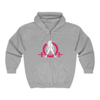 Unisex Heavy Blend™ Full Zip Hooded Sweatshirt – Classic Dark Logo 🖤