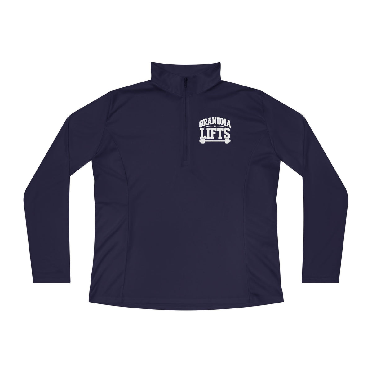Grandma Lifts - Ladies Quarter-Zip Athletic Pullover