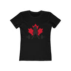 Women's The Boyfriend Tee - Canada Dark Logo - Plain Back