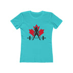 Women's The Boyfriend Tee - Canada Dark Logo - Plain Back