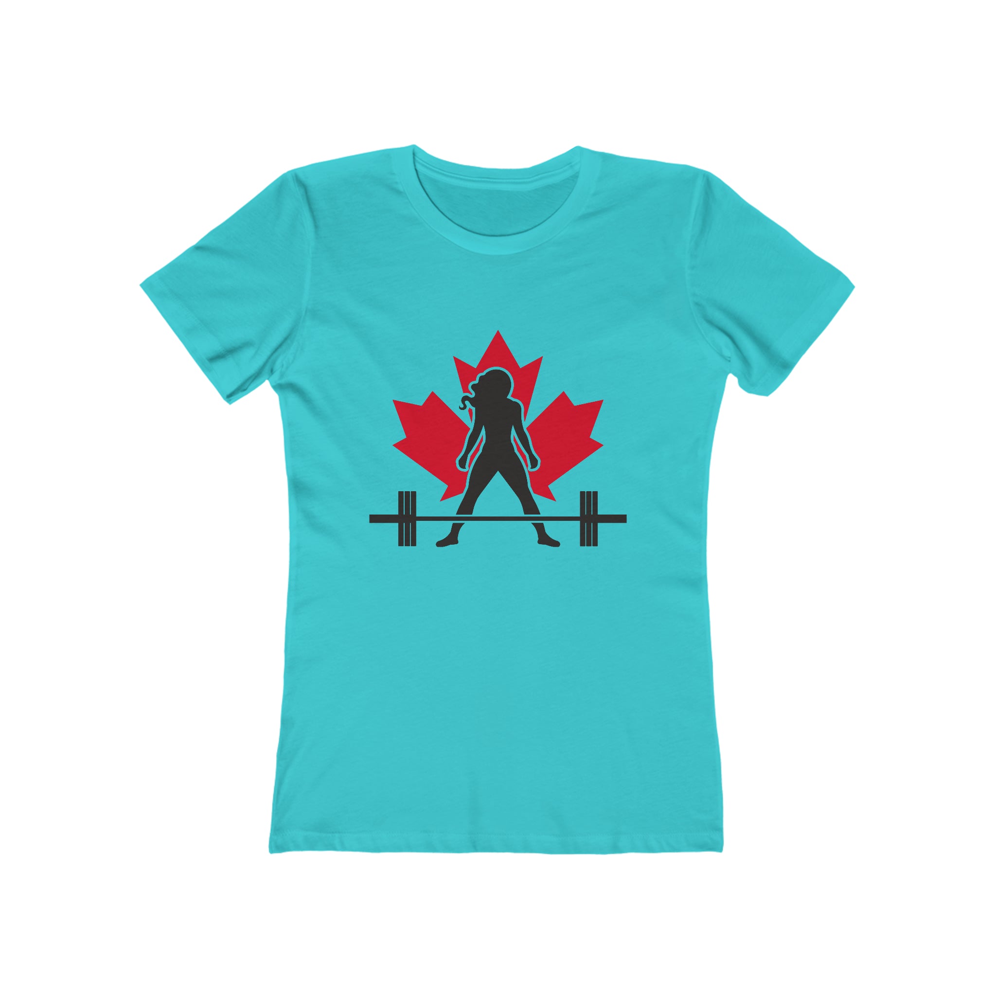 Women's The Boyfriend Tee - Canada Dark Logo - Plain Back