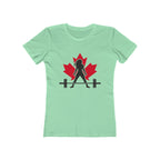 Women's The Boyfriend Tee - Canada Dark Logo - Plain Back