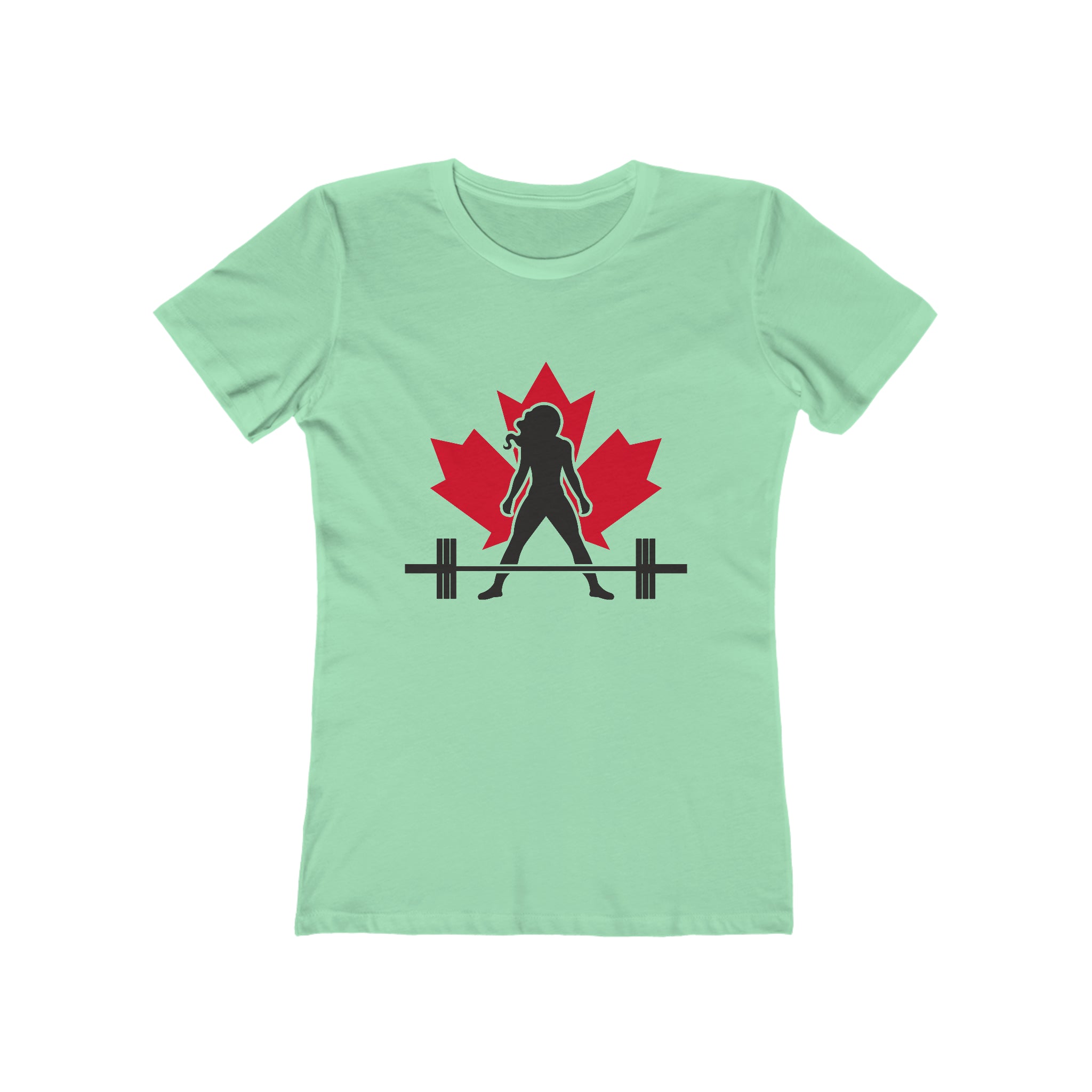 Women's The Boyfriend Tee - Canada Dark Logo - Plain Back