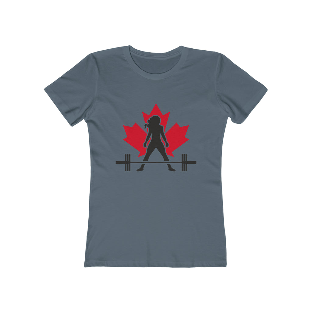 Women's The Boyfriend Tee - Canada Light Logo - Plain Back
