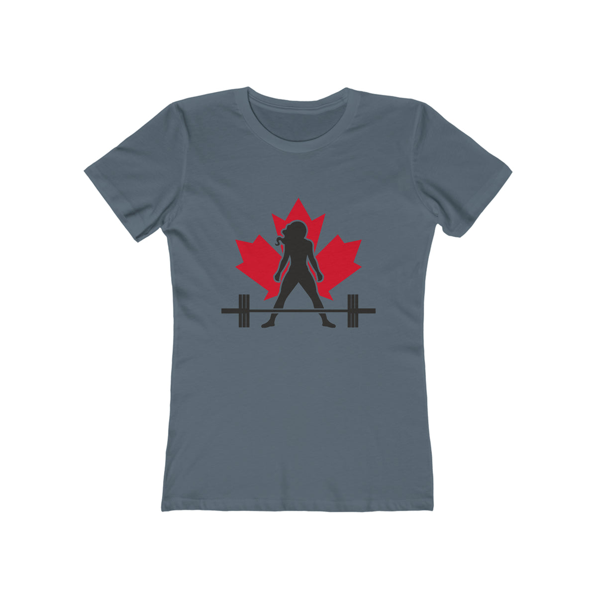 Women's The Boyfriend Tee - Canada Light Logo - Plain Back