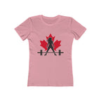 Women's The Boyfriend Tee - Canada Dark Logo - Plain Back