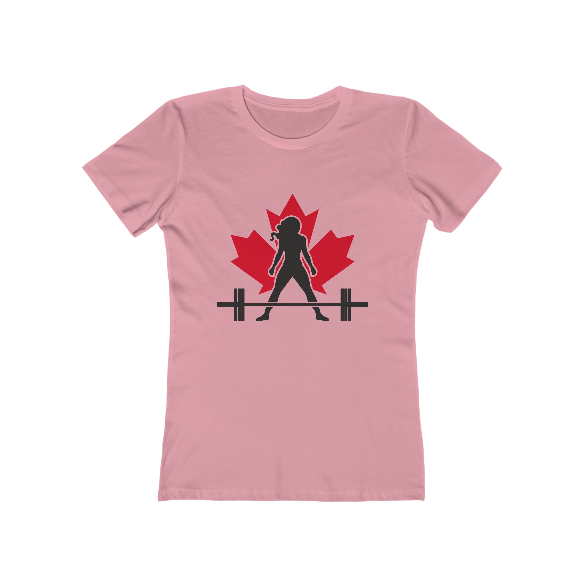 Women's The Boyfriend Tee - Canada Dark Logo - Plain Back