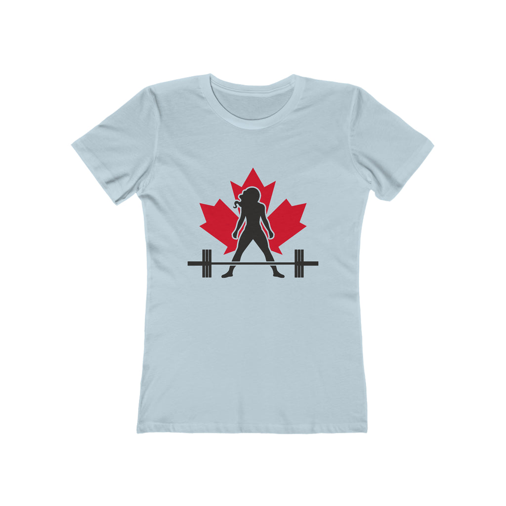 Women's The Boyfriend Tee - Canada Light Logo - Plain Back