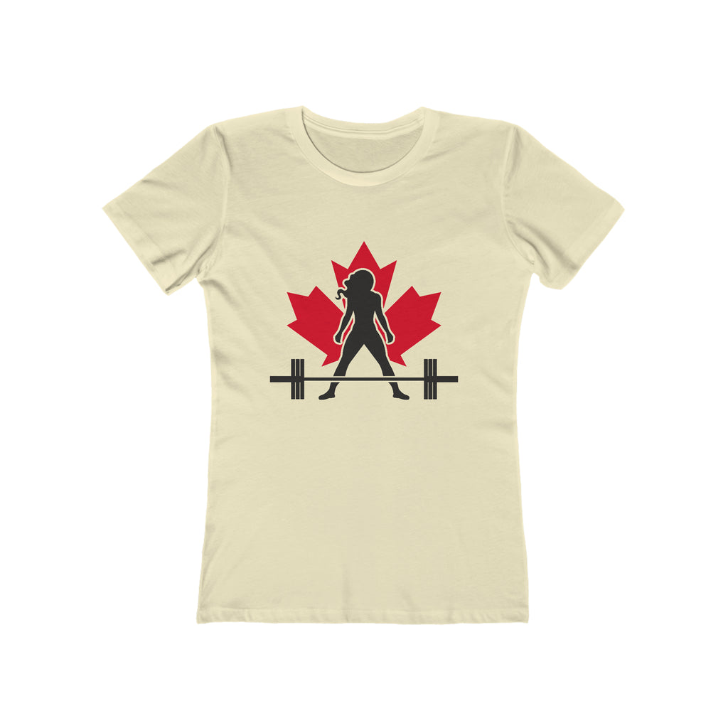 Women's The Boyfriend Tee - Canada Light Logo - Plain Back