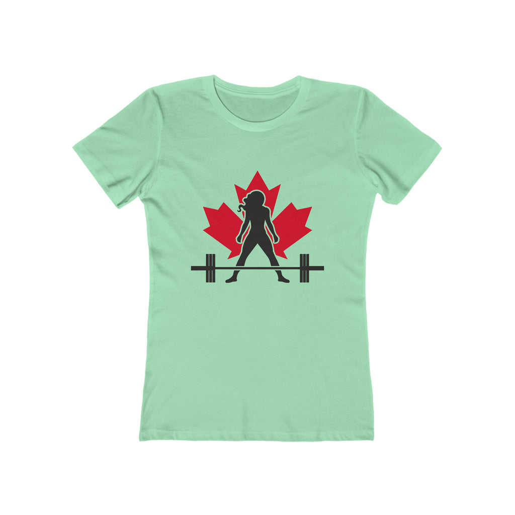 Women's The Boyfriend Tee - Canada Light Logo - Plain Back