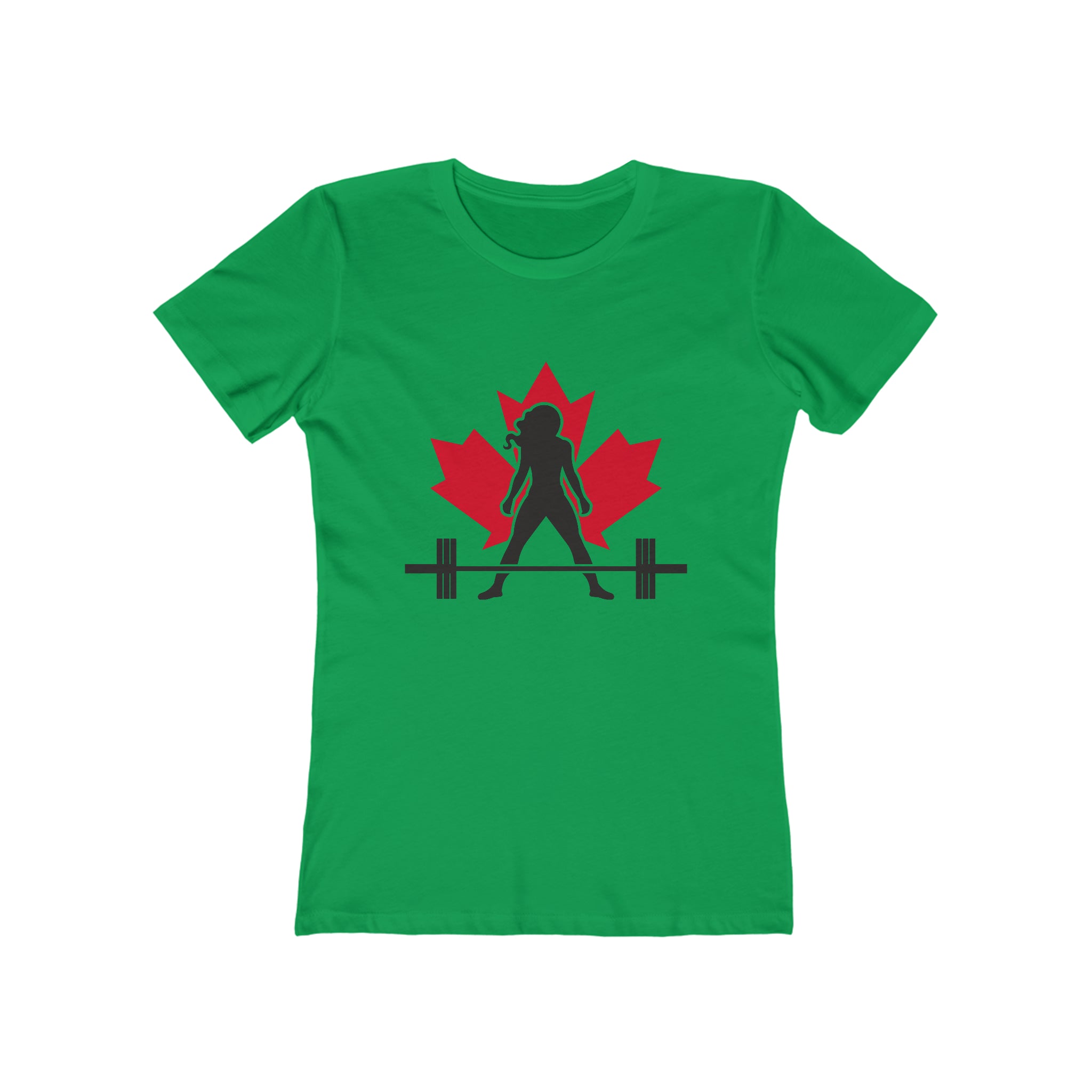 Women's The Boyfriend Tee - Canada Dark Logo - Plain Back