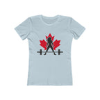 Women's The Boyfriend Tee - Canada Dark Logo - Plain Back