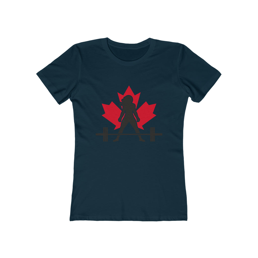 Women's The Boyfriend Tee - Canada Light Logo - Plain Back
