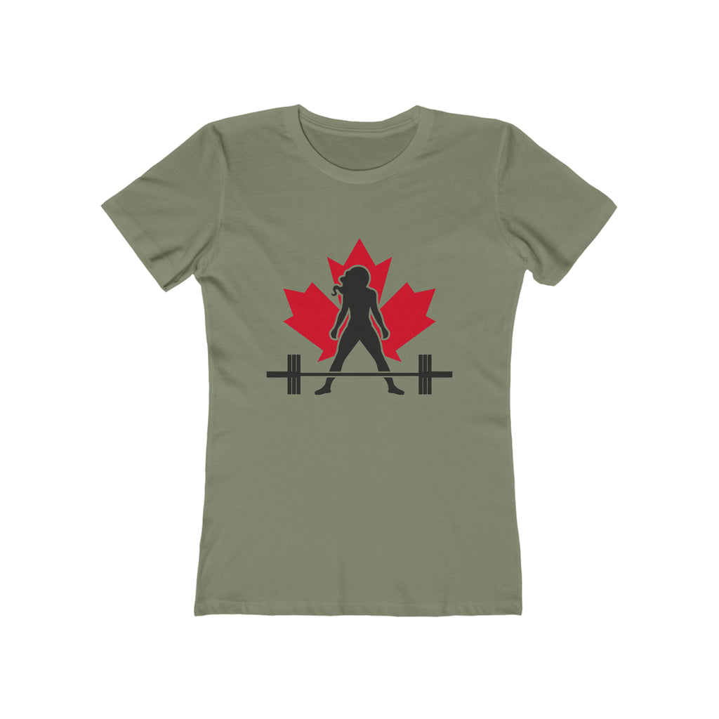 Women's The Boyfriend Tee - Canada Light Logo - Plain Back
