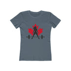 Women's The Boyfriend Tee - Canada Dark Logo - Plain Back