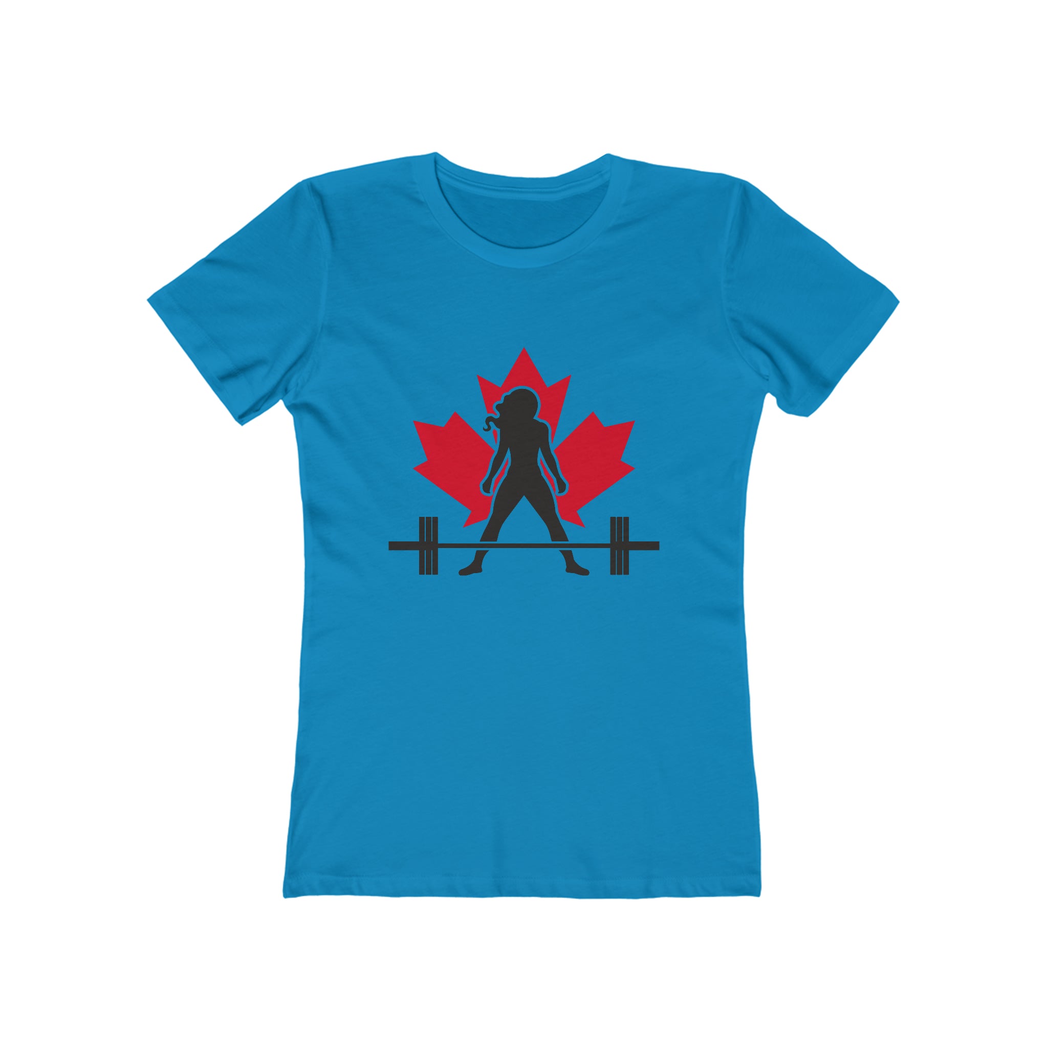 Women's The Boyfriend Tee - Canada Dark Logo - Plain Back