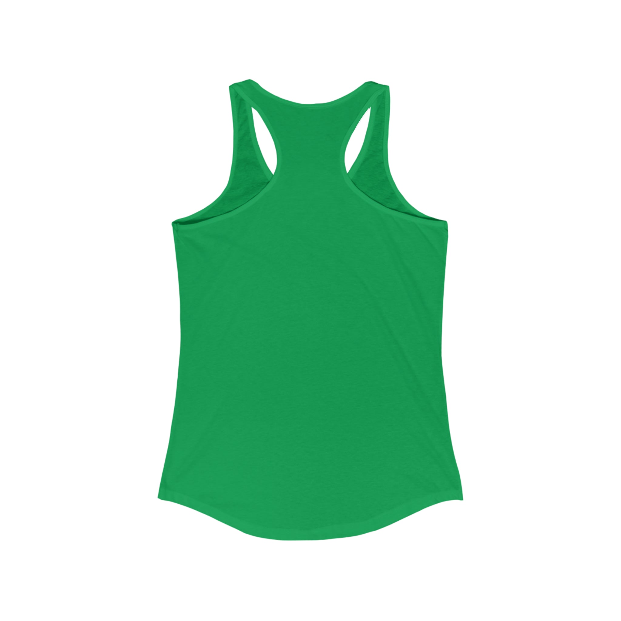 Lift Heavy Pet Cats - Women's Ideal Racerback Tank - Front Logo and Small Back Logo