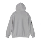 I Could Hip Thrust You - Unisex Heavy Blend Hooded Sweatshirt - Black Distressed Logo on Front & Right Sleeve