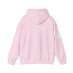 Coffee & Barbells - Unisex Heavy Blend Hooded Sweatshirt - White Logo on Front & Right Sleeve