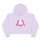 Empowered Crop Hoodie – For Strong Women Who Lift - Classic Logo