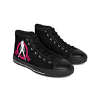 WWLW Women’s Black High-Top Sneakers (Classic Color Logo)