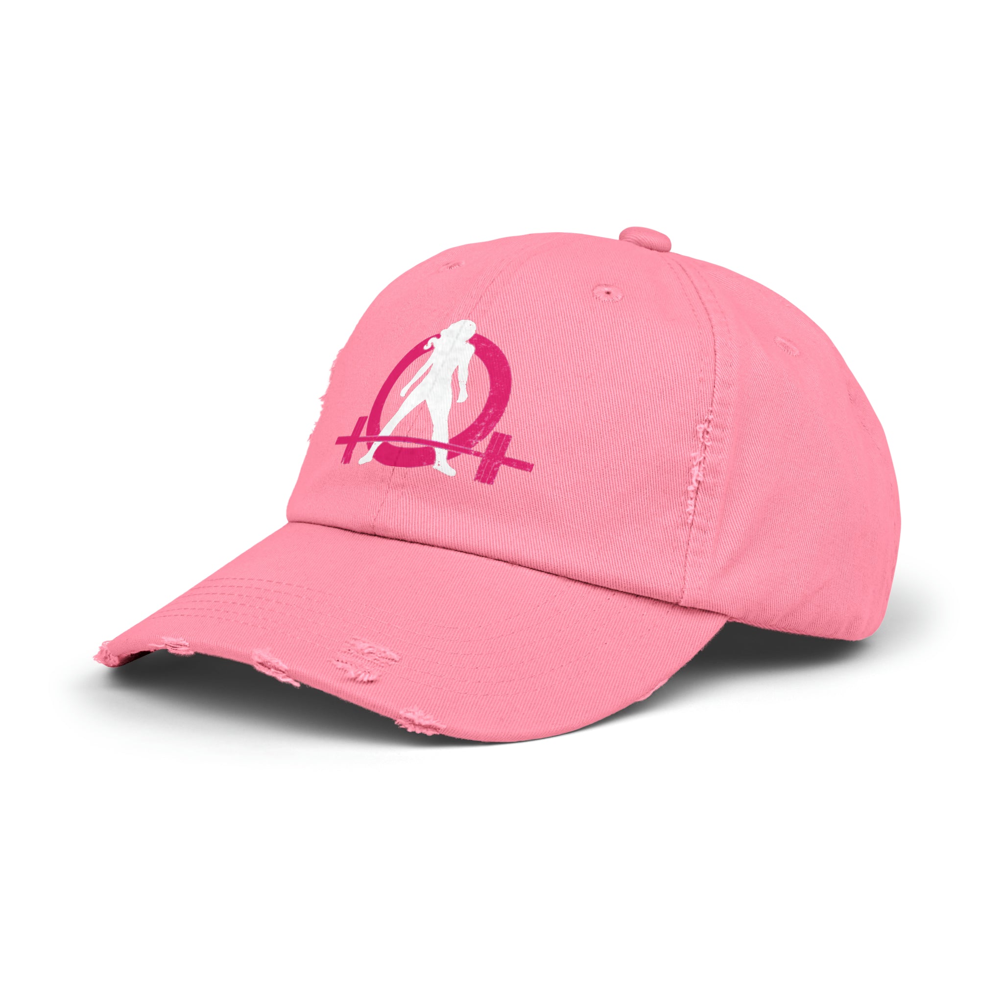 Unisex Distressed Cap - Classic Color Distressed Logo