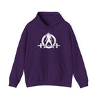 WWLW Distressed Logo – Unisex Hoodie | White Front, Plain Back