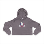 Women's Cropped Hoodie - USA Collection - Dark Logo
