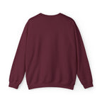 Unisex Heavy Blend™ Crewneck Sweatshirt - Distressed Logo - Plain Back