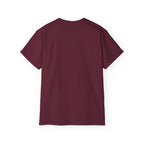 Distressed - Unisex Ultra Cotton Tee - Inverted Color Logo - Plain Back (BEST SELLER)
