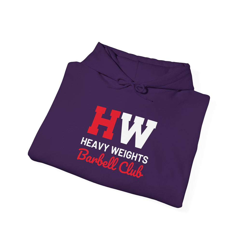 Heavy Weights Barbell Club – Unisex Heavy Blend™ Hooded Sweatshirt 🏋️‍♂️🔥