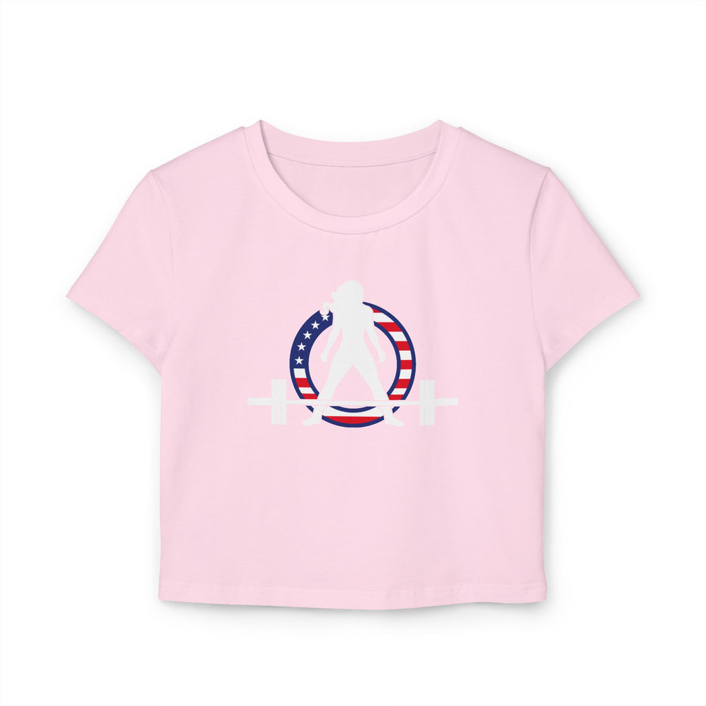 Women's Baby Tee - USA Collection - Dark Logo