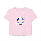 Women's Baby Tee - USA Collection - Dark Logo