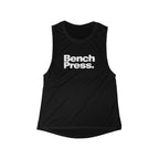 Bench Press. - Women's Flowy Scoop Muscle Tank