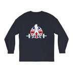 WWLW UK Logo - Unisex Long Sleeve T-Shirt - Black Logo Plain Back