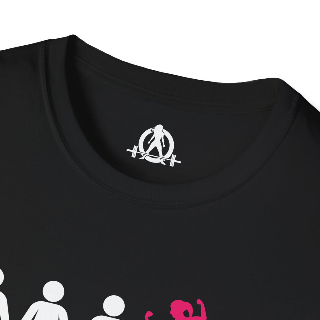 Dare To Be Different - Flex - Unisex Softstyle T-Shirt - Logo Front - Plain Back