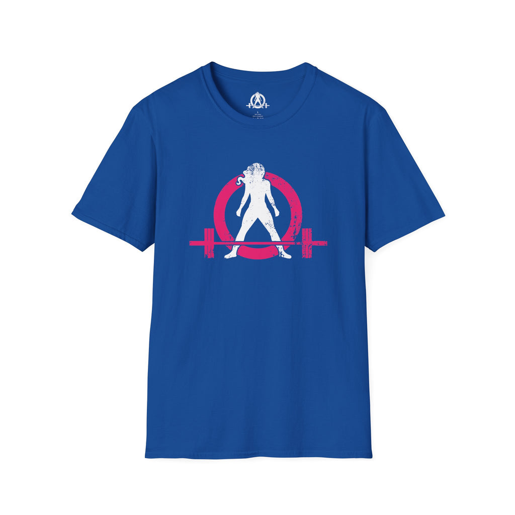 WWLW Unisex Softstyle T-Shirt - Color Distressed Logo - Plain Back