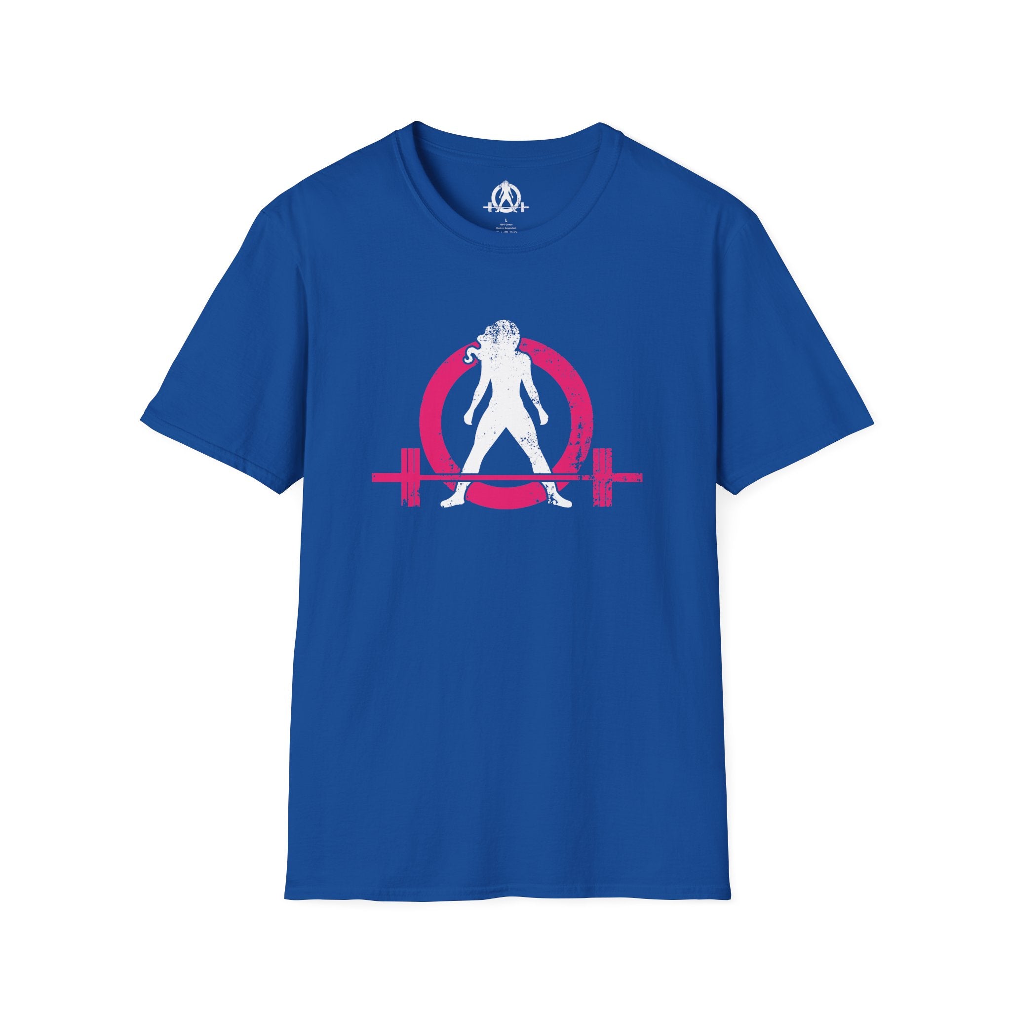 WWLW Unisex Softstyle T-Shirt - Color Distressed Logo - Plain Back