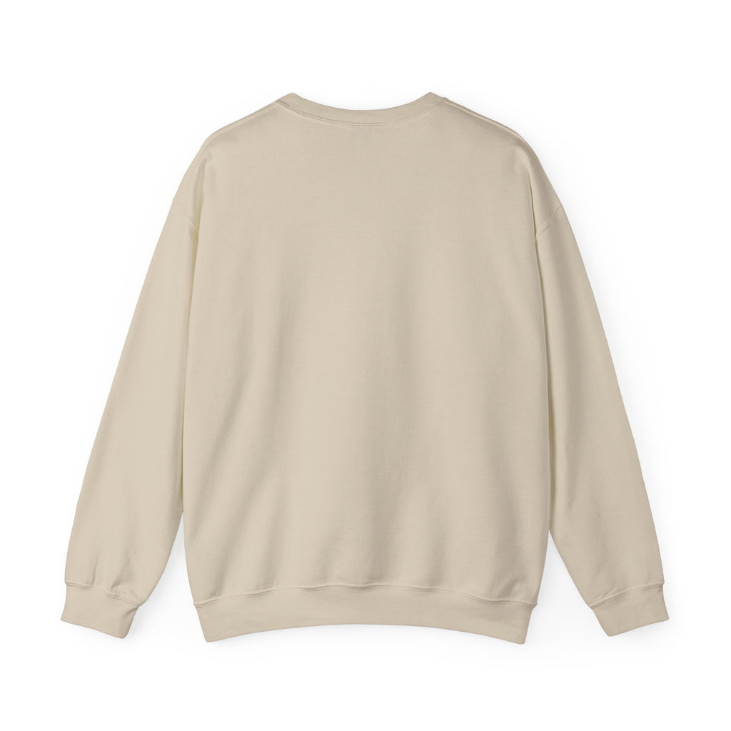Built Different Crewneck Sweatshirt — Front & Back White Logo