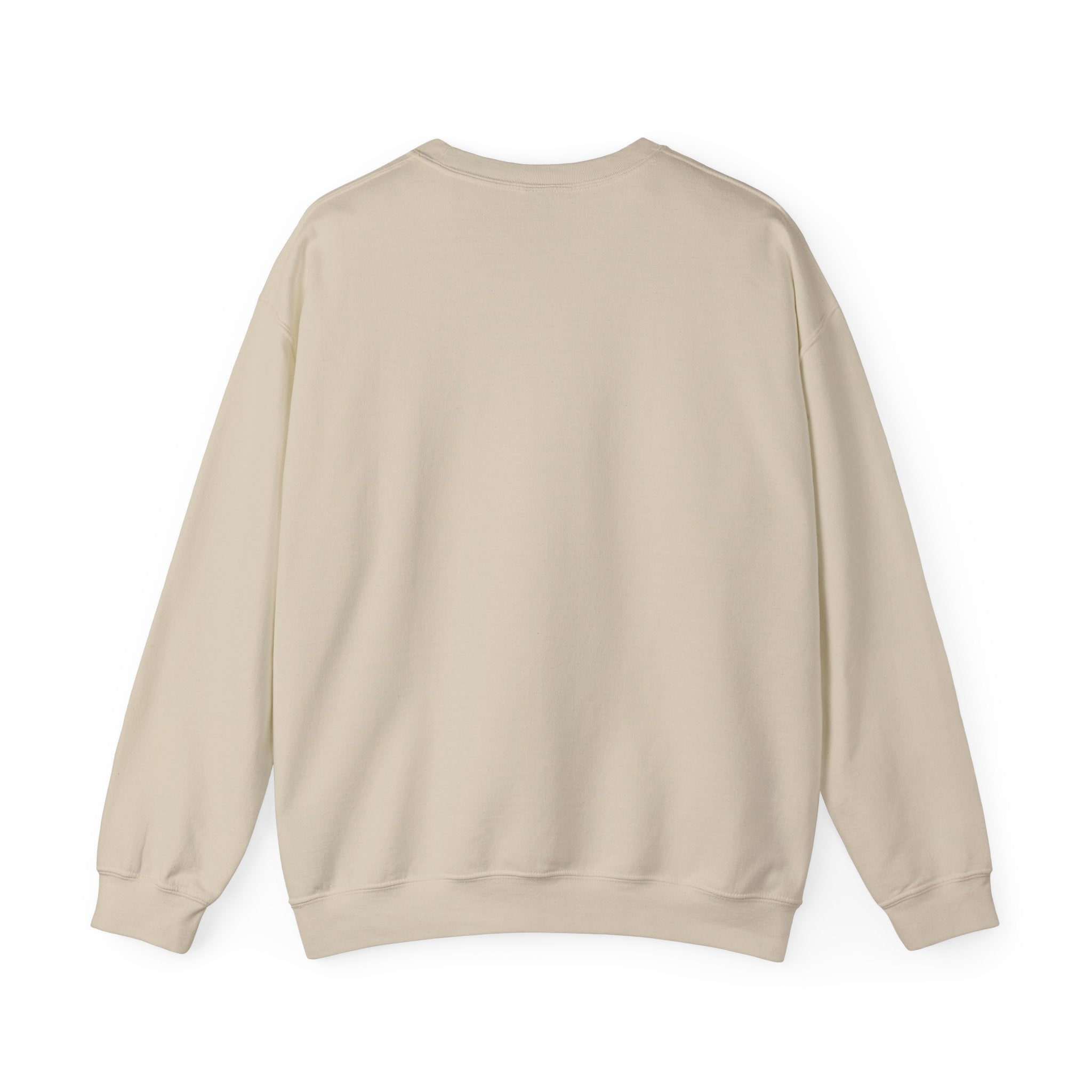 Built Different Crewneck Sweatshirt — Front & Back White Logo
