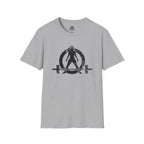 STRONG NOT SKINNY - Unisex Soft-style Tee - Distressed Front & Back Logo