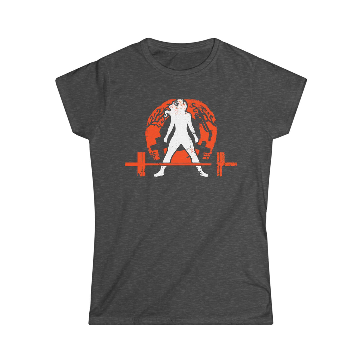 Women's Softstyle Tee - WWLW Halloween - Front Dark Logo Plain Back