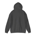 I Could Hip Thrust You - Unisex Heavy Blend Hooded Sweatshirt - Black Distressed Logo on Front & Right Sleeve