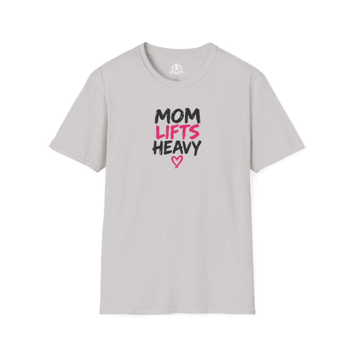 Mom Lifts Heavy – Unisex Softstyle Tee – Black Print