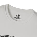 Lift Heavy Shit  - Unisex Softstyle T-Shirt - Black Print on Front Plain Back