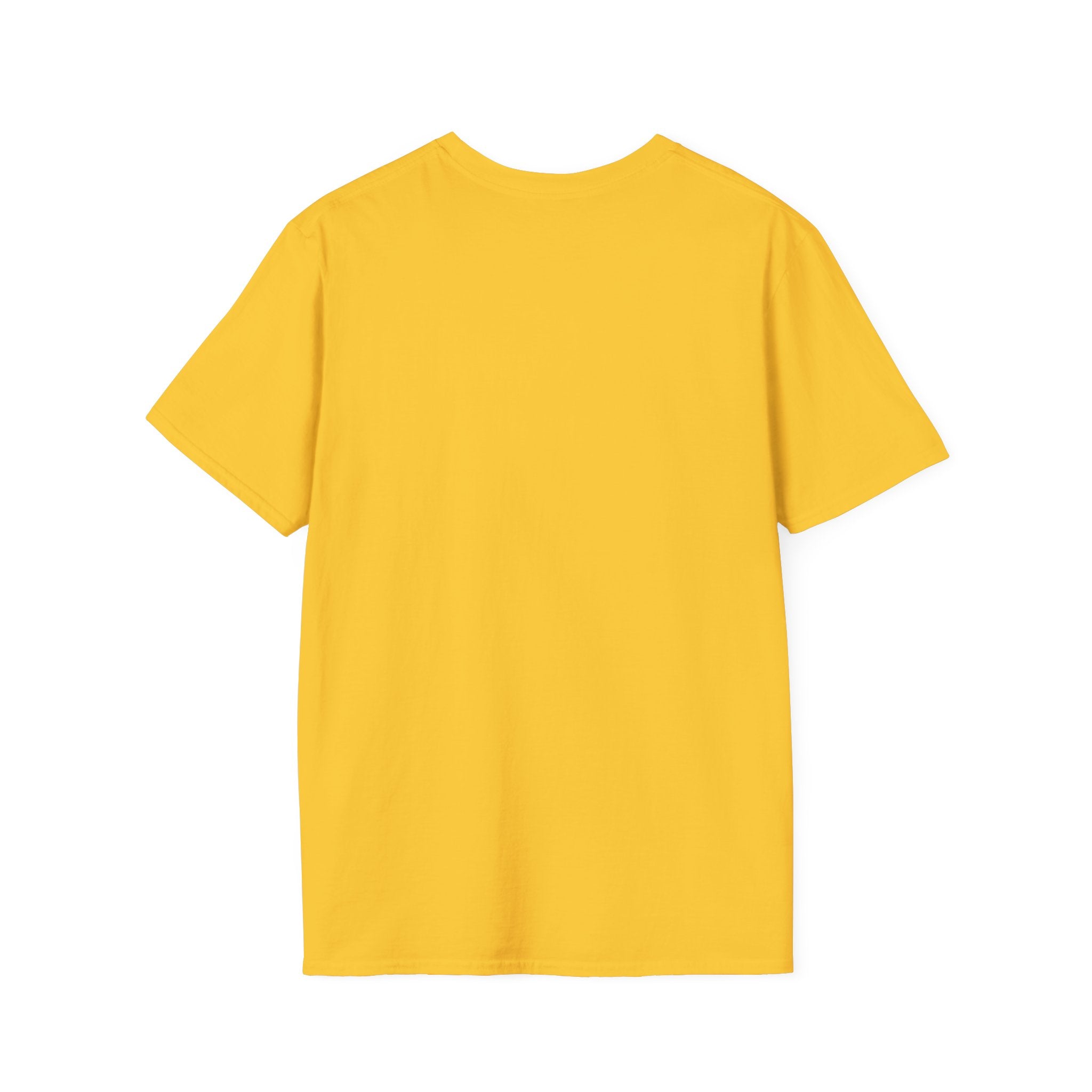 Unisex Softstyle T-Shirt - Color Distressed Logo - Plain Back