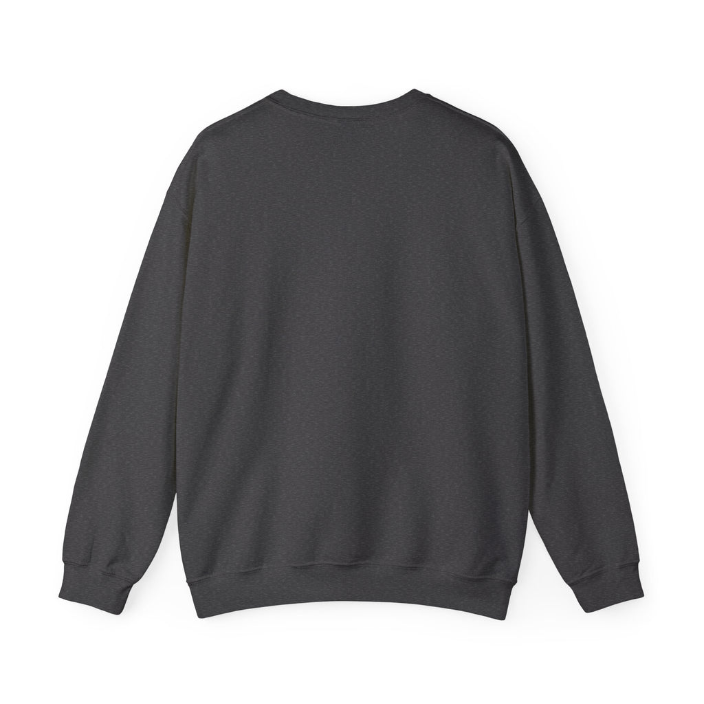 Built Different Crewneck Sweatshirt — Front & Back White Logo