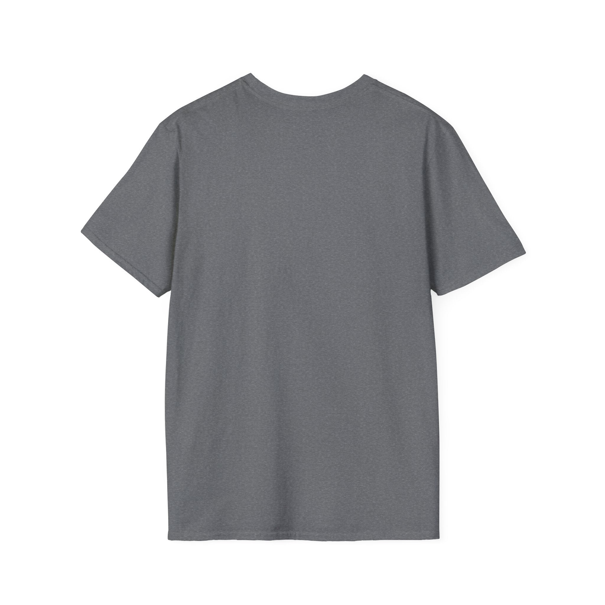 USA Barbell  - Unisex Softstyle T-Shirt - Black Logo - Plain Back