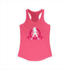 WWLW Classic Logo Racer Back Tank Top (BEST SELLER) - Women's Ideal Racerback Tank - Classic Light Logo - Plain Back
