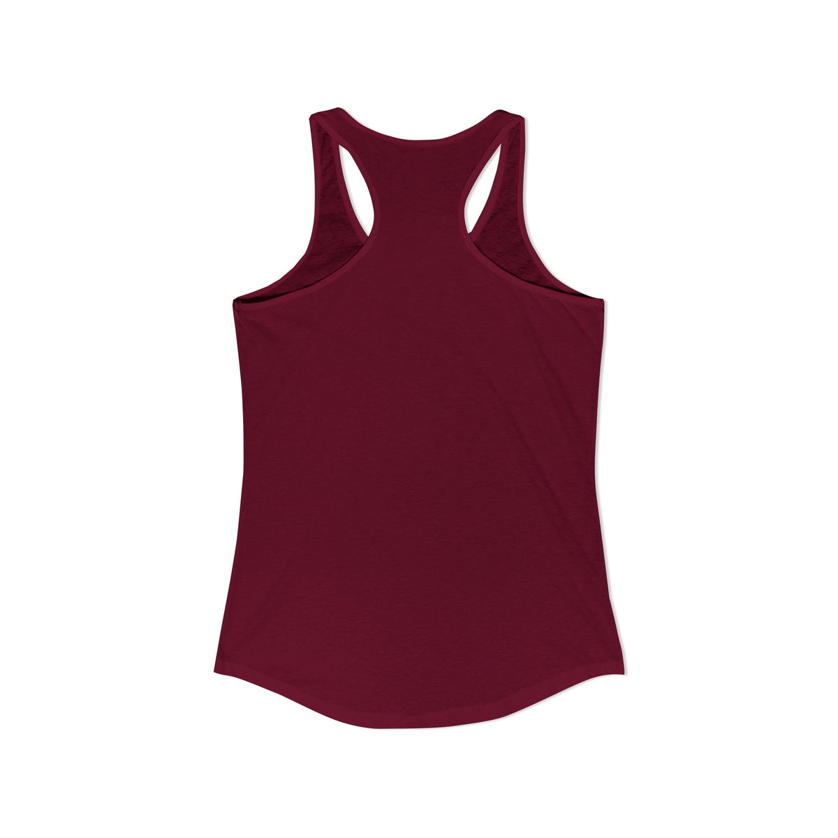 Grandma Lifts - Women's Ideal Racerback Tank - Black Logo Front Plain Back